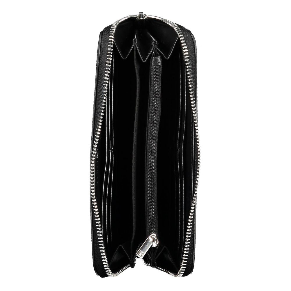 Tommy Hilfiger Black Polyethylene Women Wallet | Regal Royce