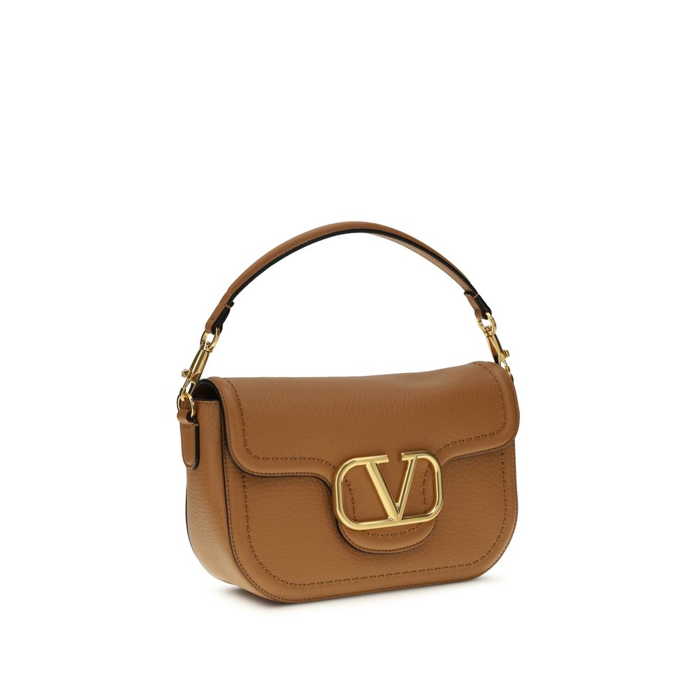 Valentino Garavani Beige Calf Leather Bos Taurus Shoulder Bag | Regal Royce