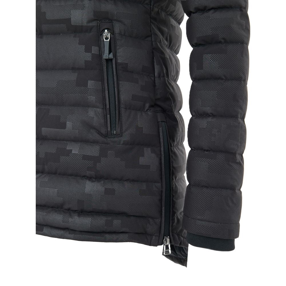 Moose Knuckles Black Nylon Coat | Regal Royce