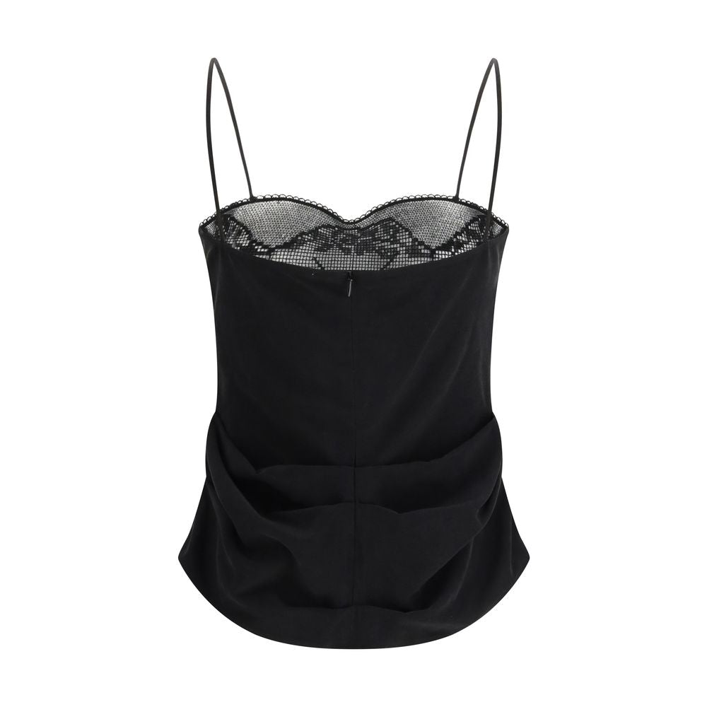 Magda Butrym Black Silk Top | Regal Royce