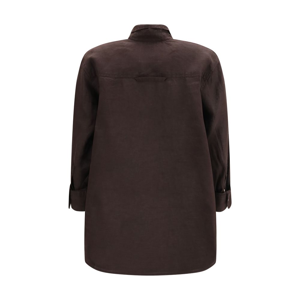 Citizens of Humanity Brown Linen Blouse | Regal Royce