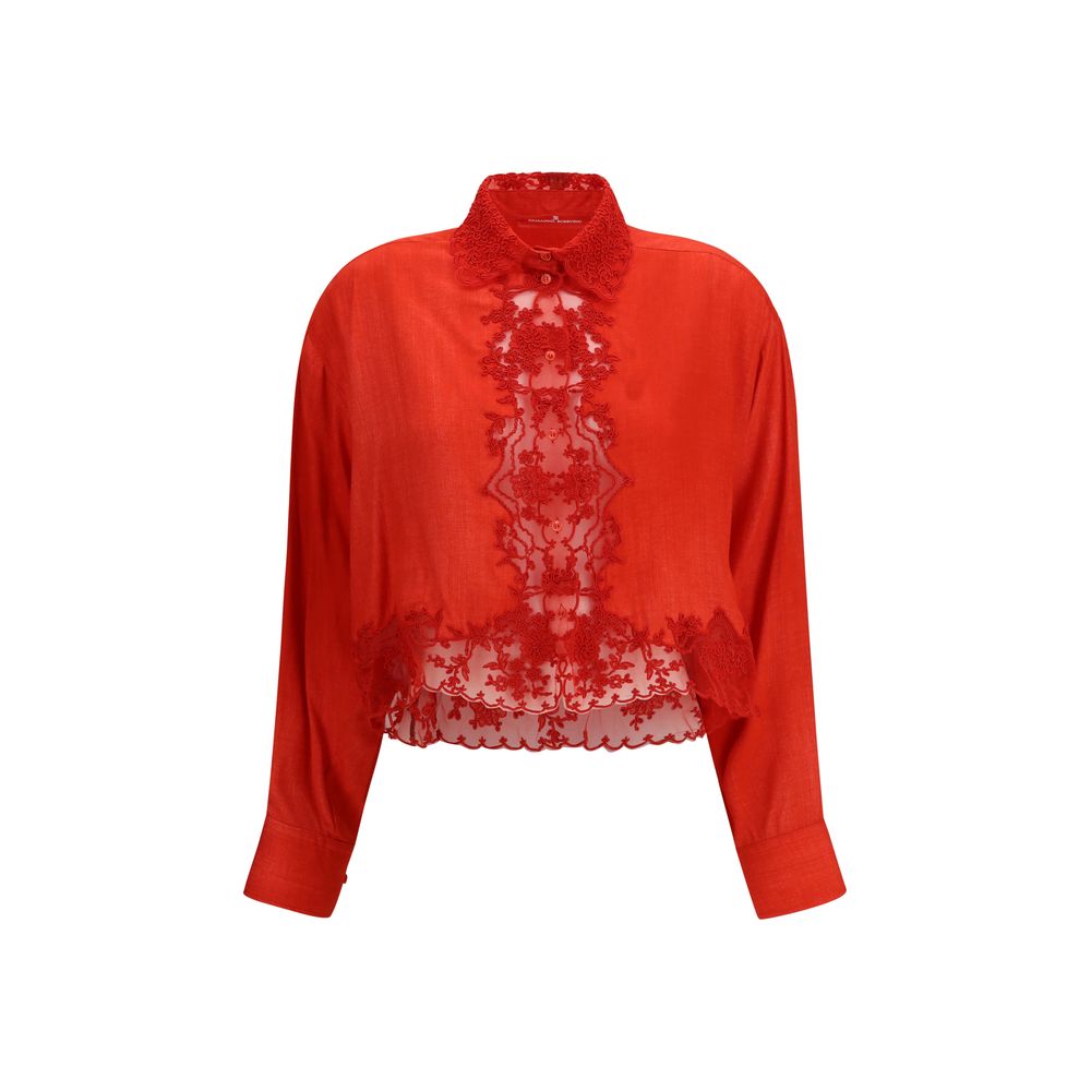 Ermanno Scervino Multicolor Cotton Blouse | Regal Royce