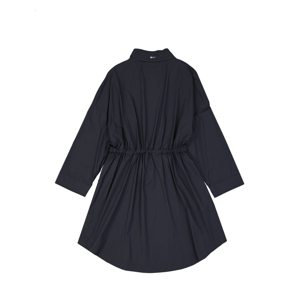 Herno Black Polyamide Coat | Regal Royce