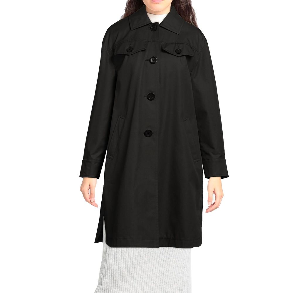 Herno Black Cotton Parka | Regal Royce