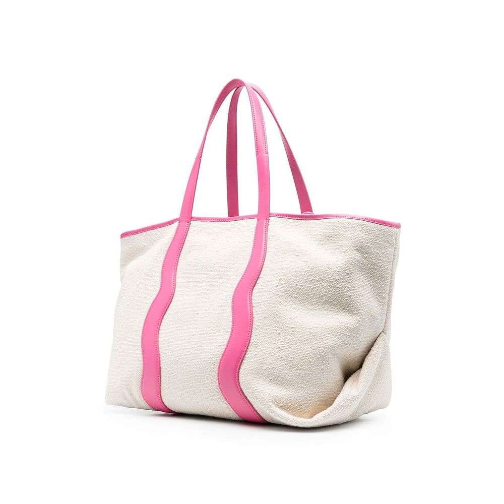 Palm Angels White Canvas Tote Bag | Regal Royce