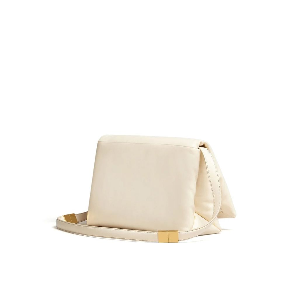 Marni White Calfskin Shoulder Bag | Regal Royce