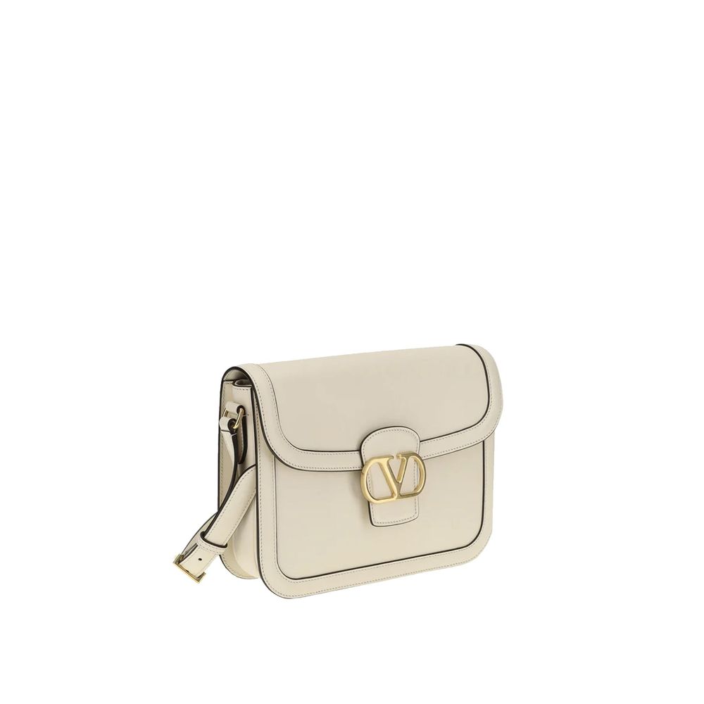 Valentino Garavani White Leather Shoulder Bag | Regal Royce
