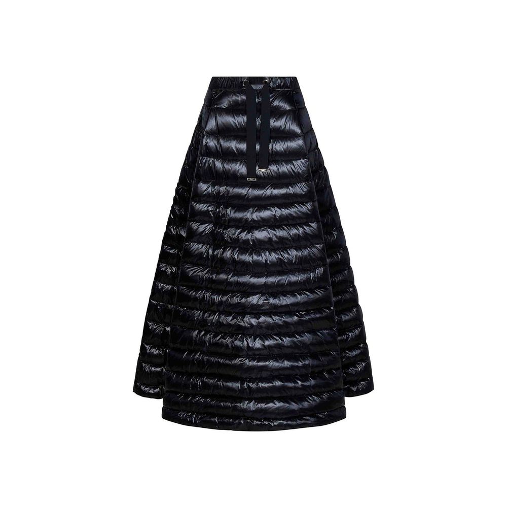 Herno Black Polyamide Long Skirt | Regal Royce