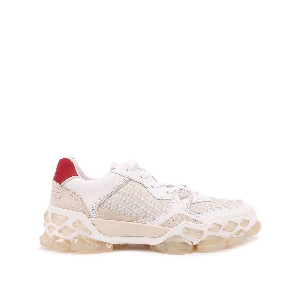 Jimmy Choo White Calfskin Athletic Sneakers | Regal Royce