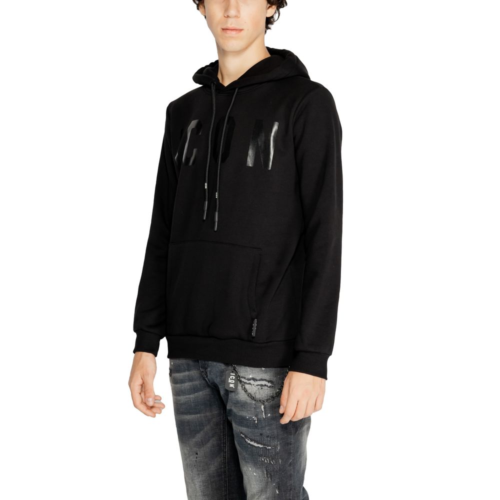 Icon Black Cotton Hoodie | Regal Royce