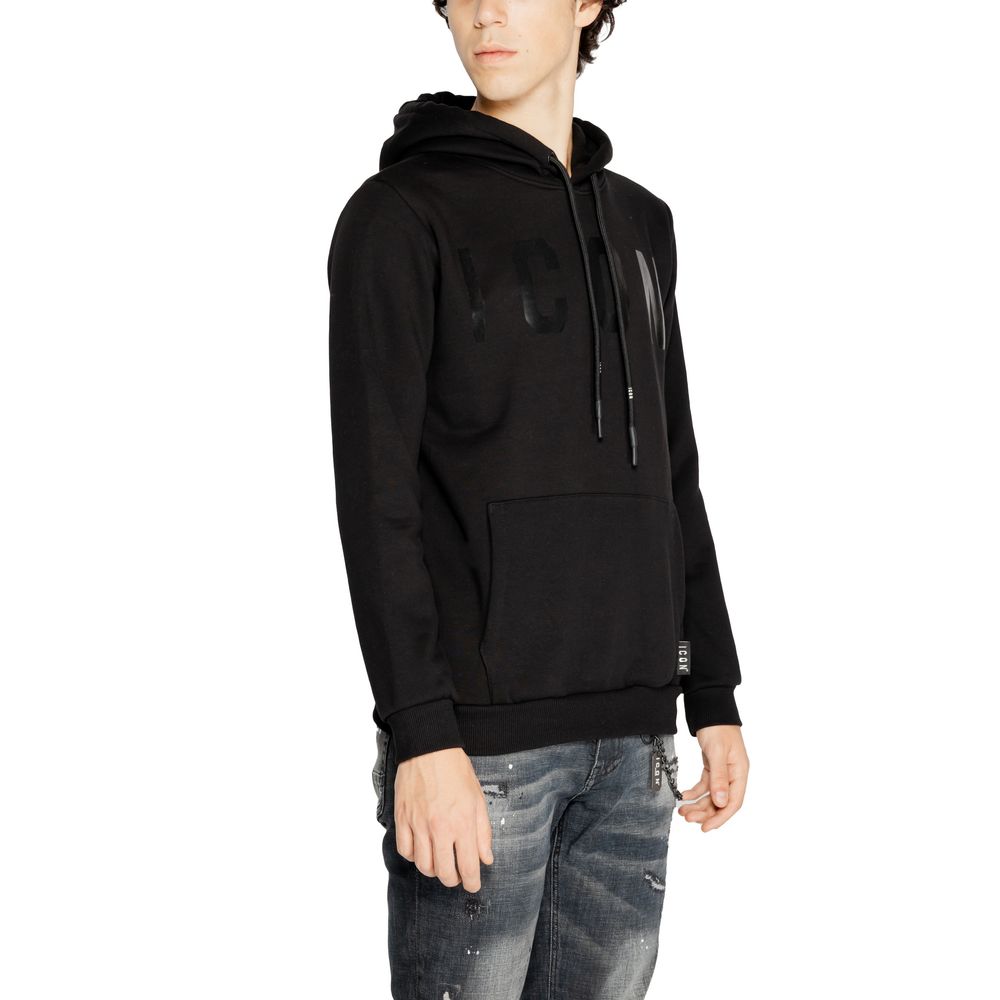 Icon Black Cotton Hoodie | Regal Royce