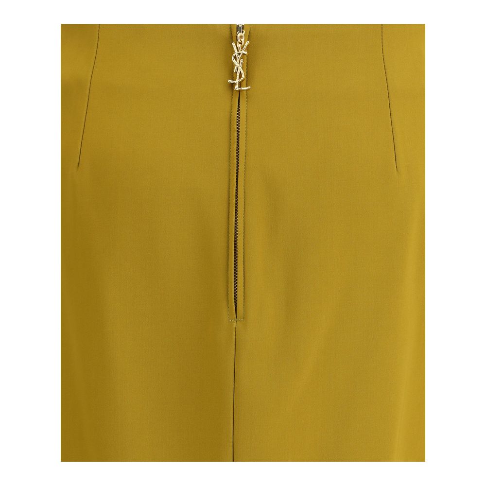 Saint Laurent Bicolor Viscose Skirt | Regal Royce