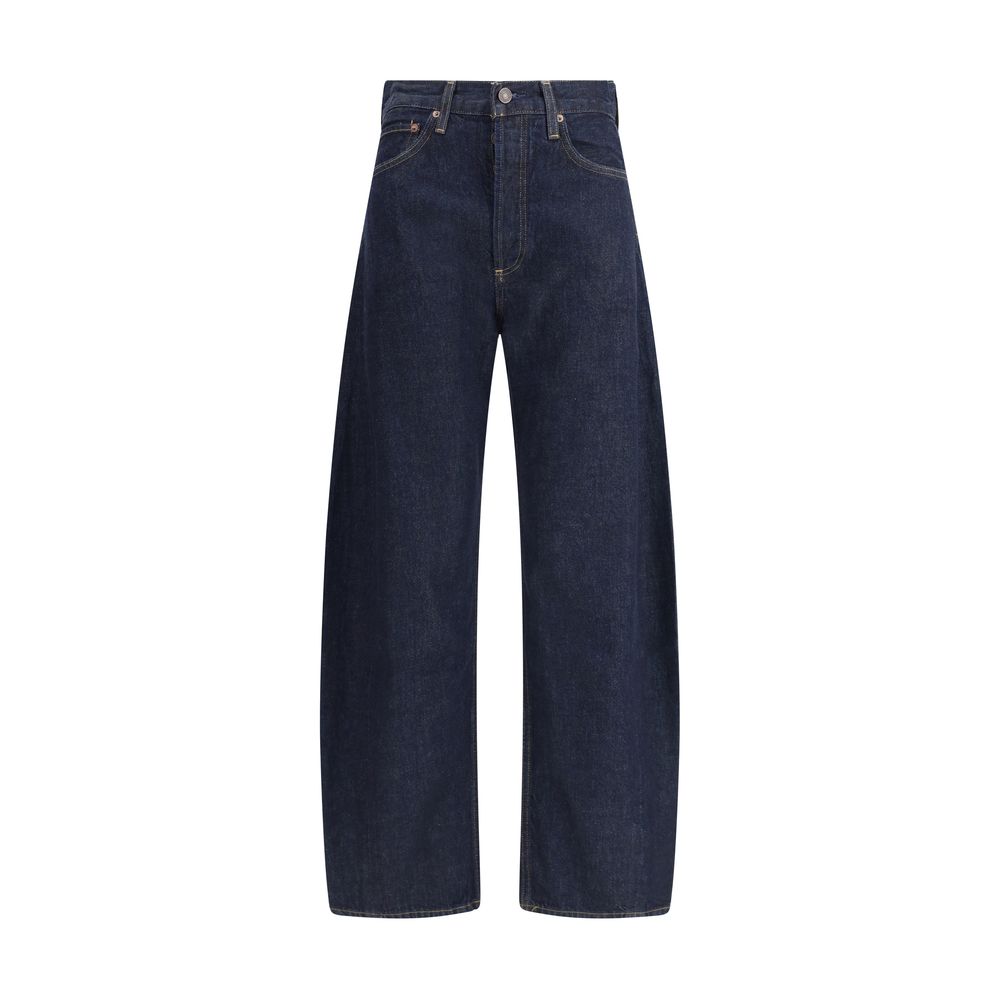 Agolde Blue Recycled Cotton High-Waisted Jean | Regal Royce