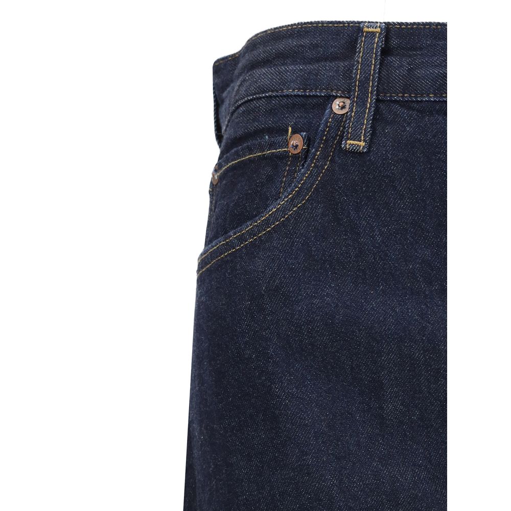 Agolde Blue Recycled Cotton High-Waisted Jean | Regal Royce