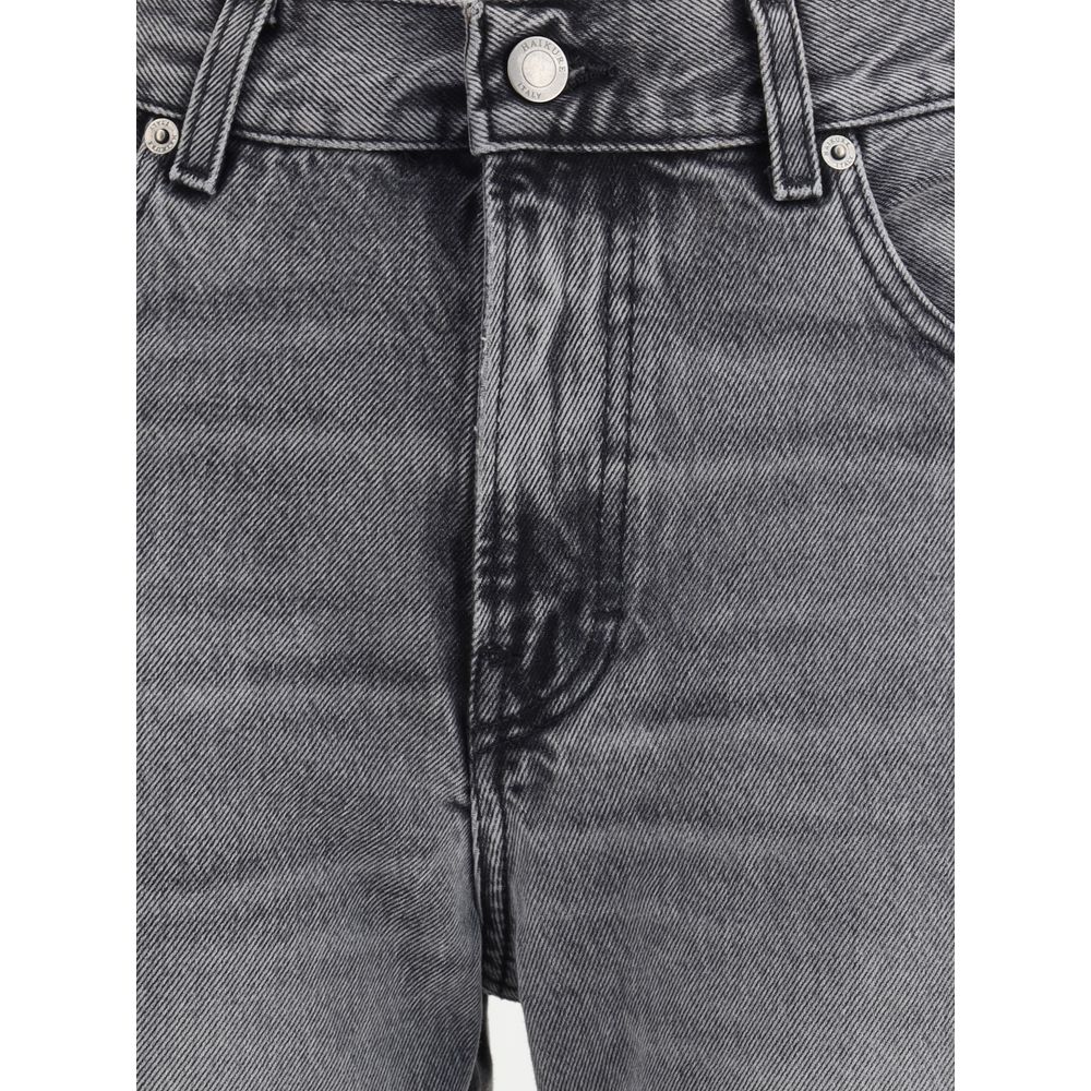 Haikure Black Cotton Straight-Leg Jeans | Regal Royce