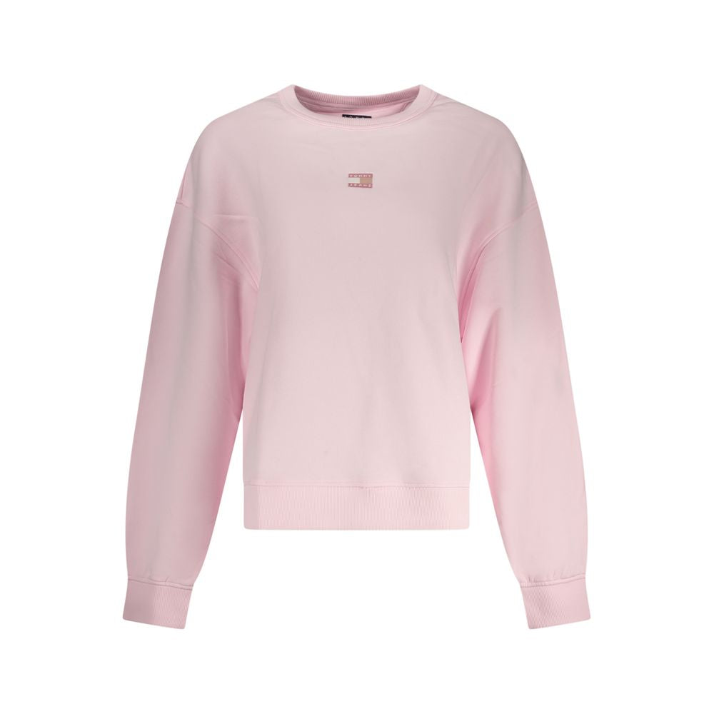 Tommy Hilfiger Pink Cotton Women Sweatshirt | Regal Royce