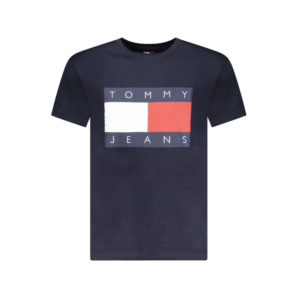 Tommy Hilfiger Blue Cotton Men's T-Shirt | Regal Royce
