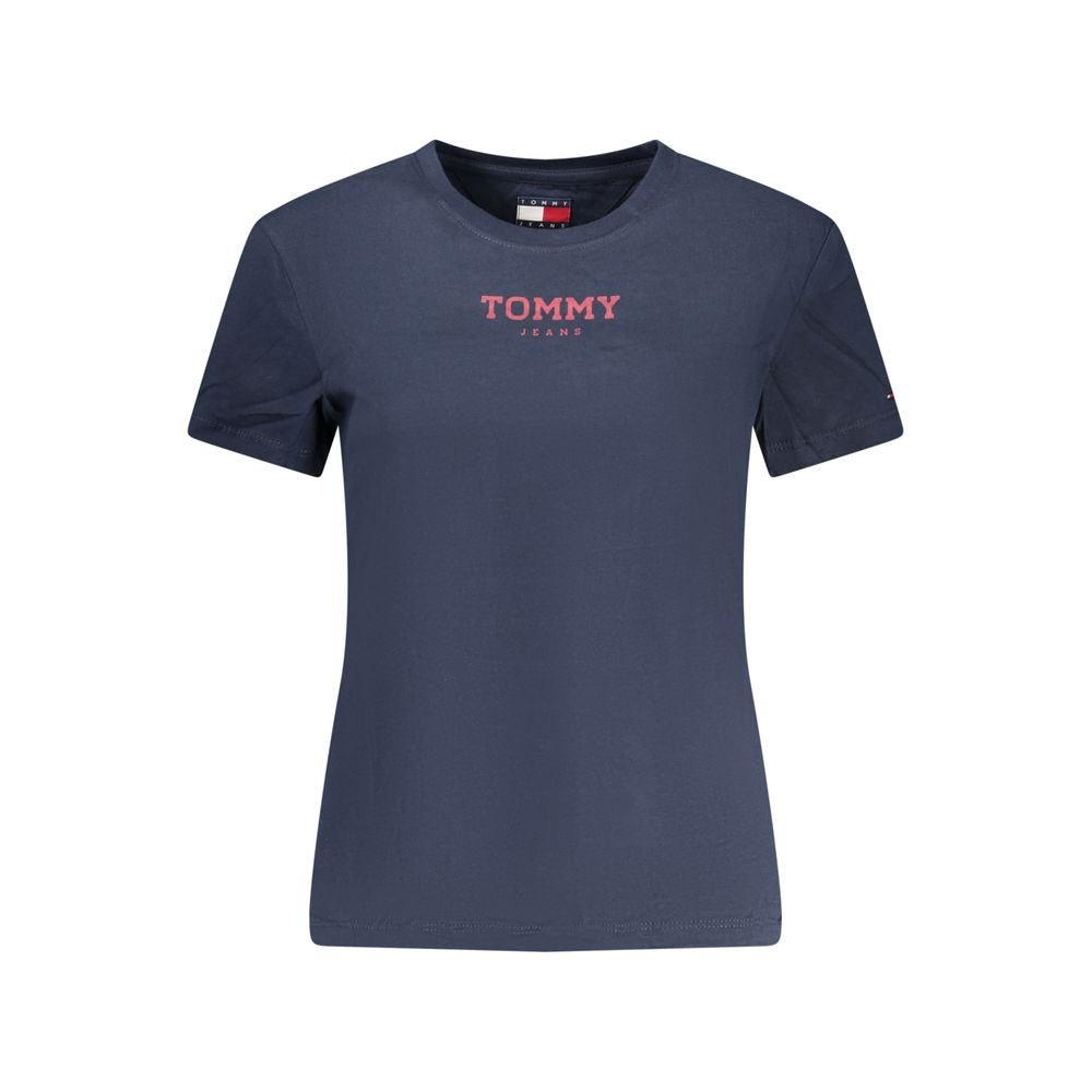 Tommy Hilfiger Blue Cotton Women T-Shirt | Regal Royce