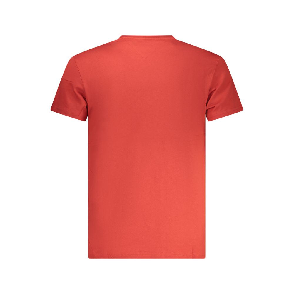 Tommy Hilfiger Red Cotton Mens T-Shirt | Regal Royce