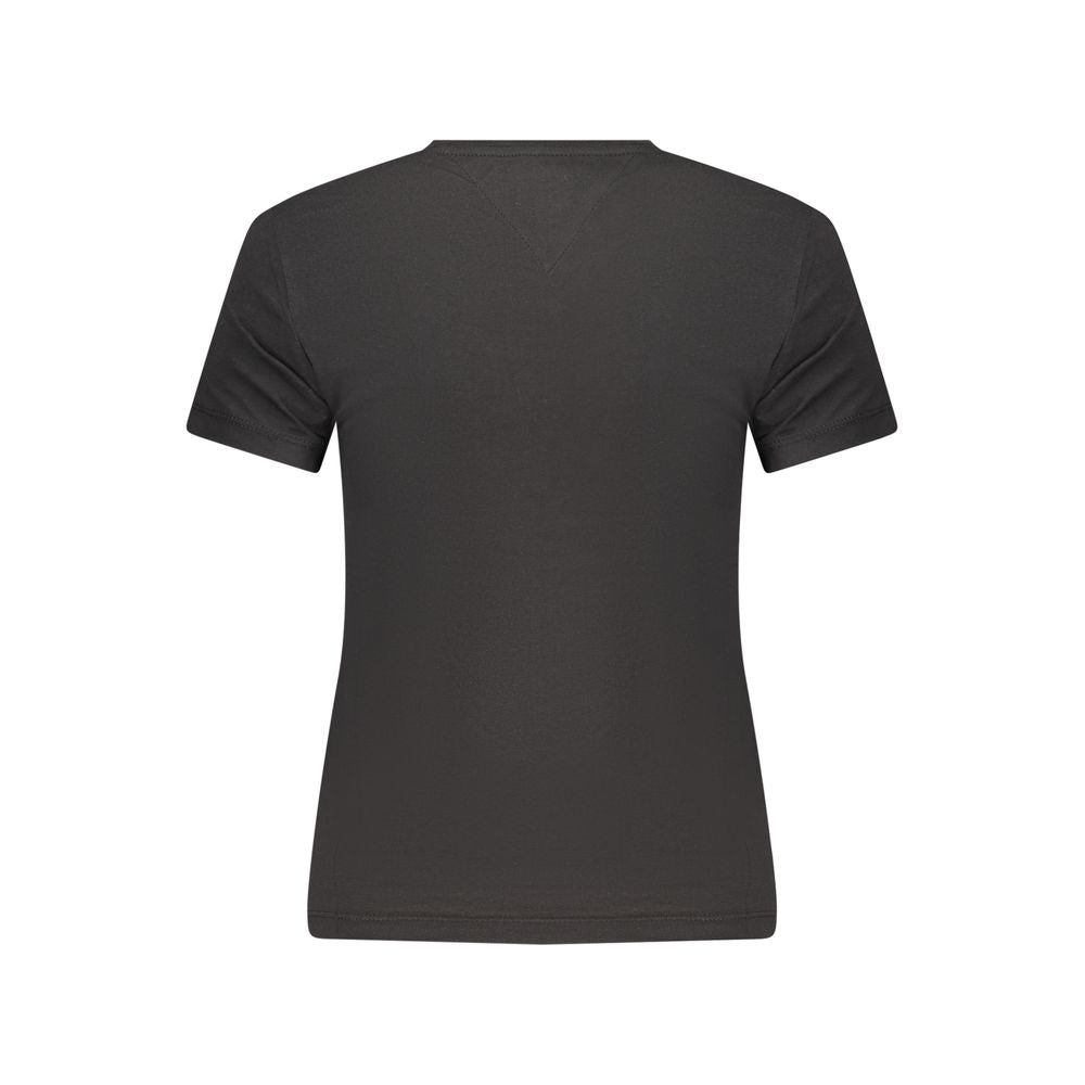 Tommy Hilfiger Black Cotton Women's T-Shirt | Regal Royce