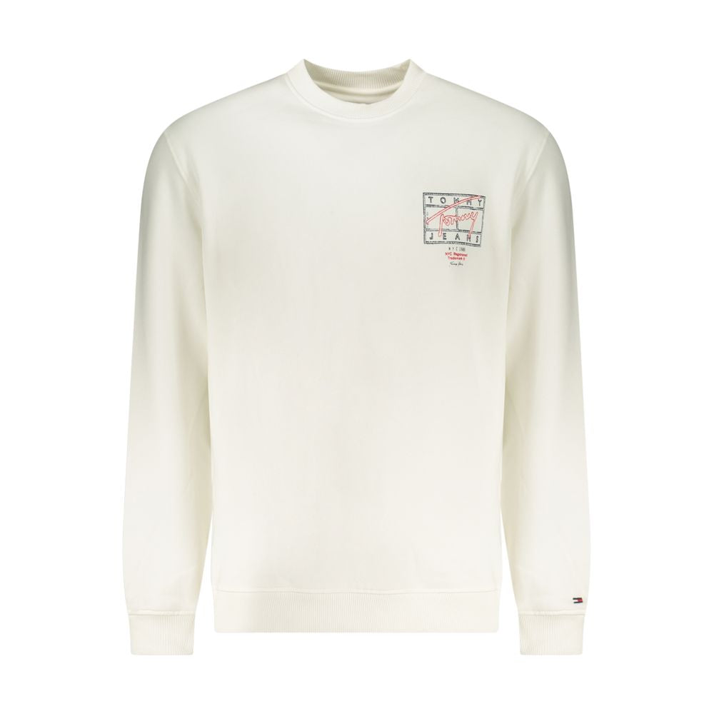 Tommy Hilfiger White Cotton Men's Sweatshirt | Regal Royce