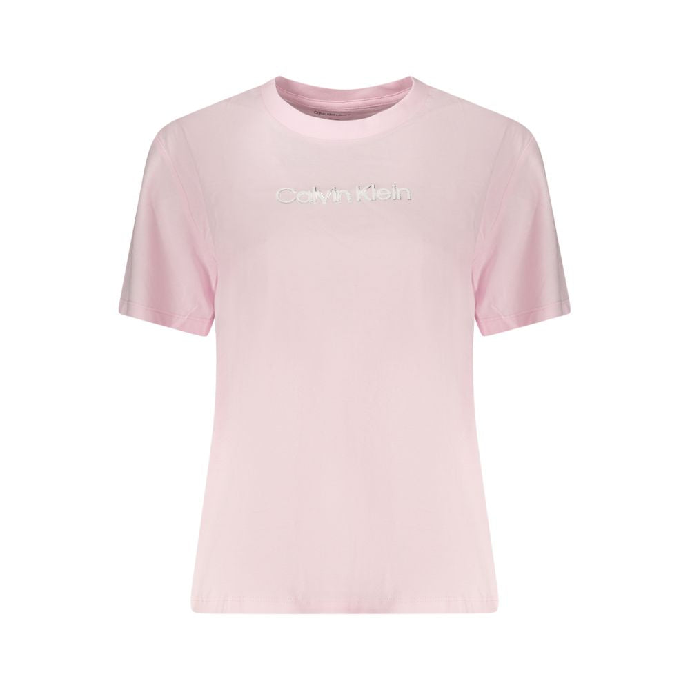 Calvin Klein Rosa Cotton Women T-Shirt | Regal Royce