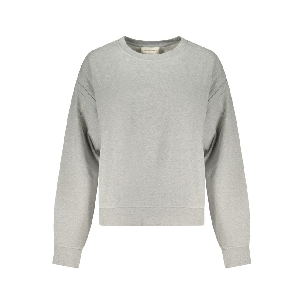 Calvin Klein Grigio Cotton Women Sweatshirt | Regal Royce
