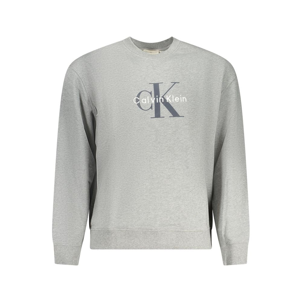 Calvin Klein Gray Cotton Men's Sweatshirt | Regal Royce