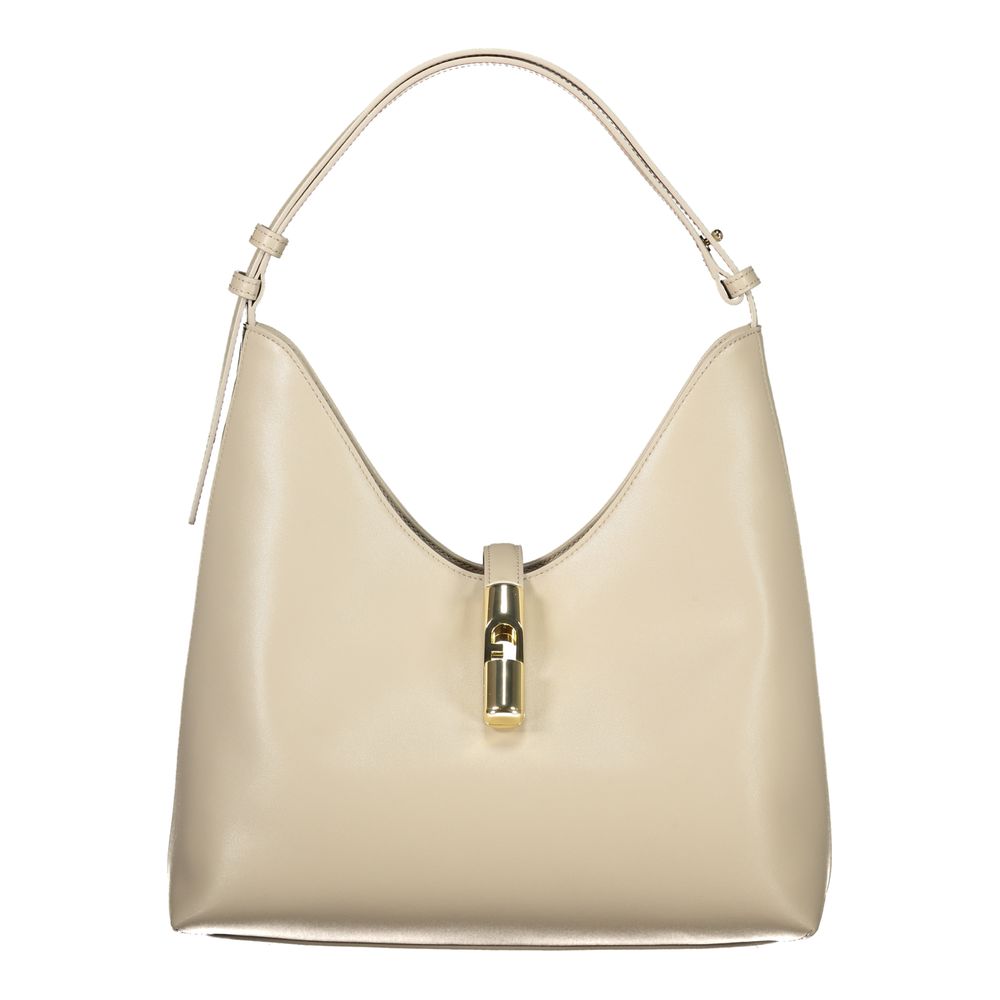 Furla Beige Leather Handbag | Regal Royce