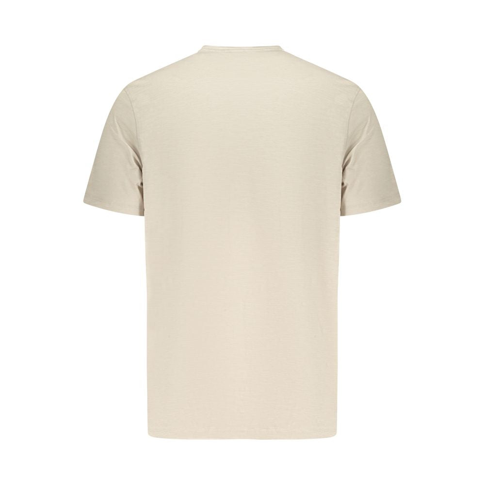 Hugo Boss Beige Cotton Men T-Shirt | Regal Royce