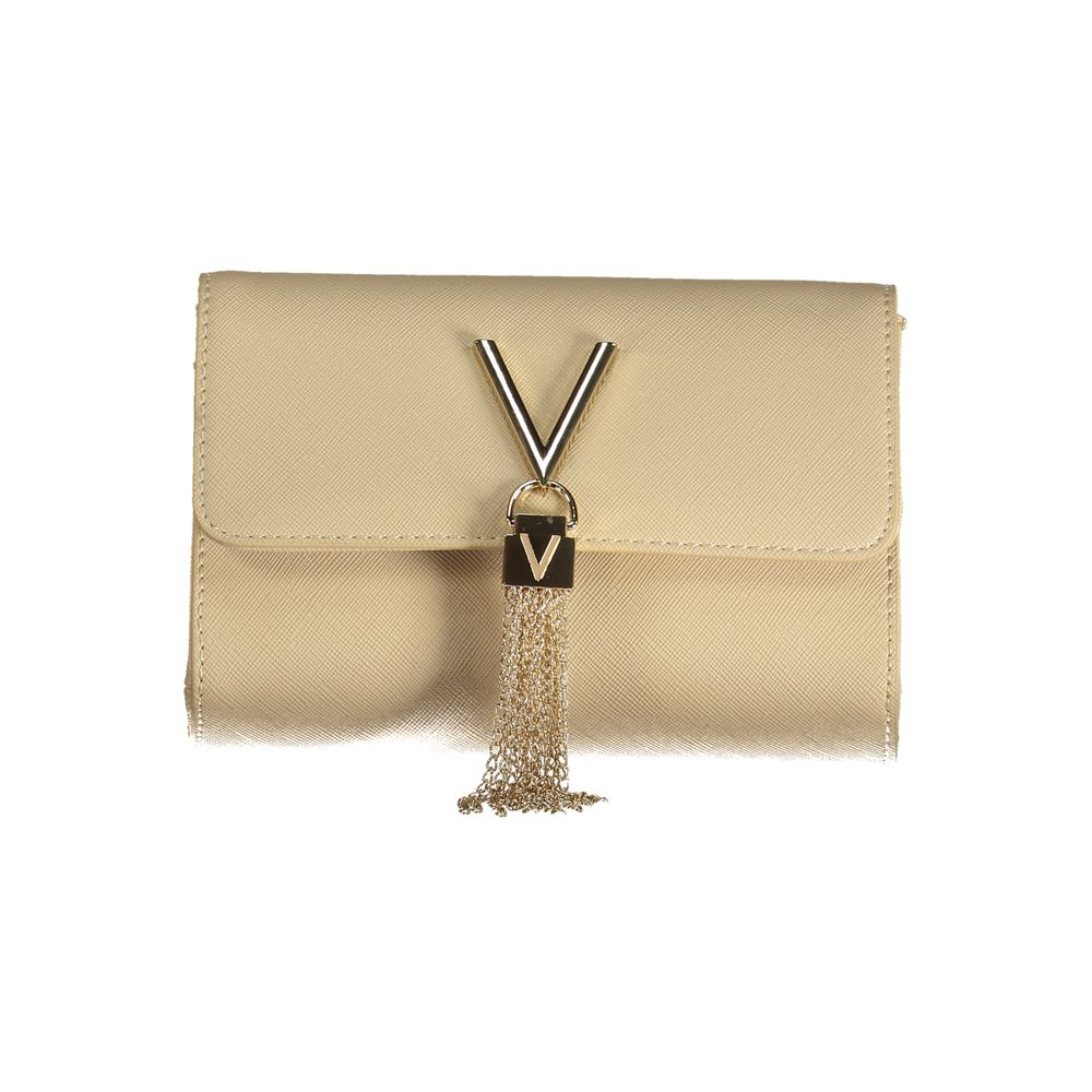 Mario Valentino Beige Polyurethane Women Shoulder Bag | Regal Royce