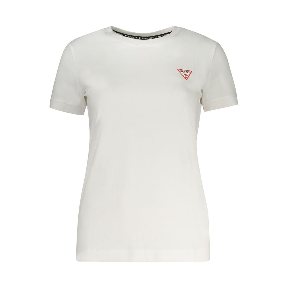 Guess Jeans Bianco Cotton Women T-Shirt | Regal Royce