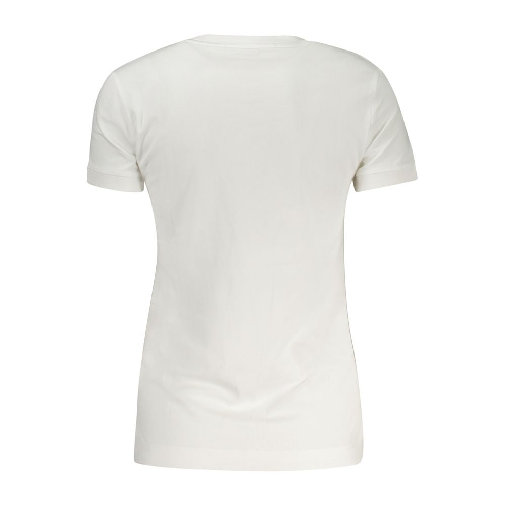 Guess Jeans Bianco Cotton Women T-Shirt | Regal Royce