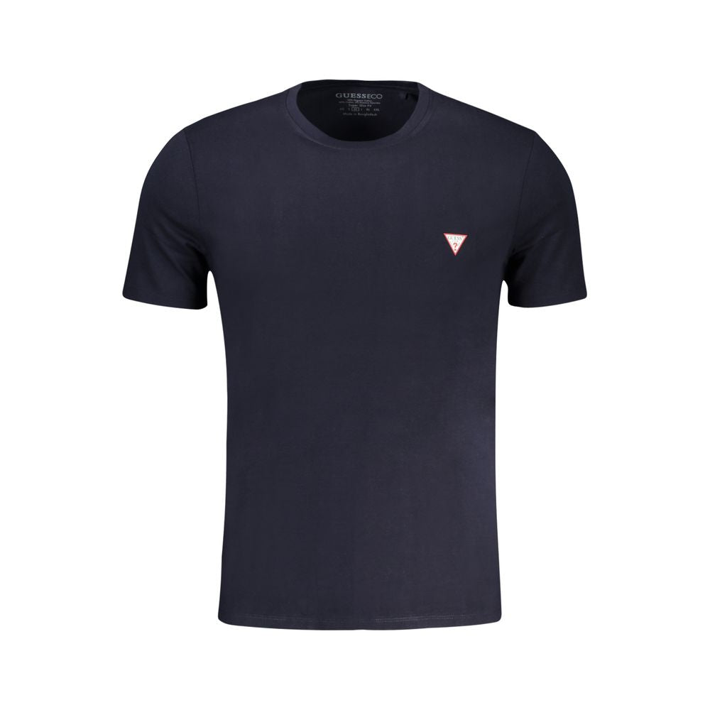 Guess Jeans Blue Organic Cotton Men's T-Shirt | Regal Royce