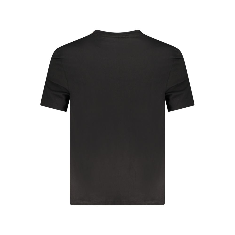 Hugo Boss Black Cotton Men T-Shirt | Regal Royce