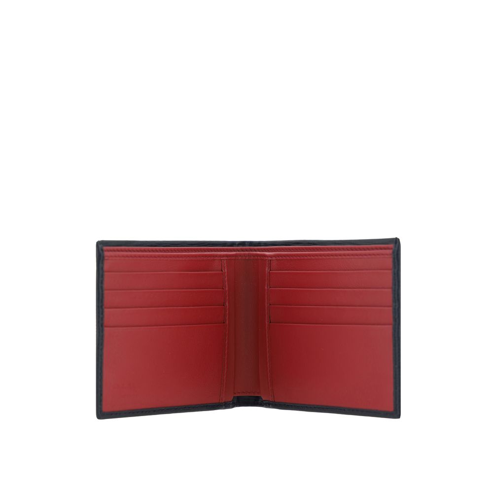 Ferragamo Black Calf Leather Bos Taurus Wallet | Regal Royce
