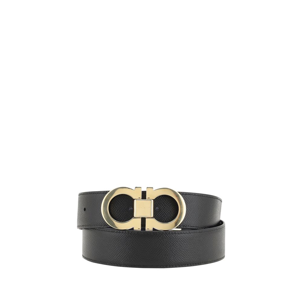 Ferragamo Blue Calf Leather Bos Taurus Regular Belt | Regal Royce