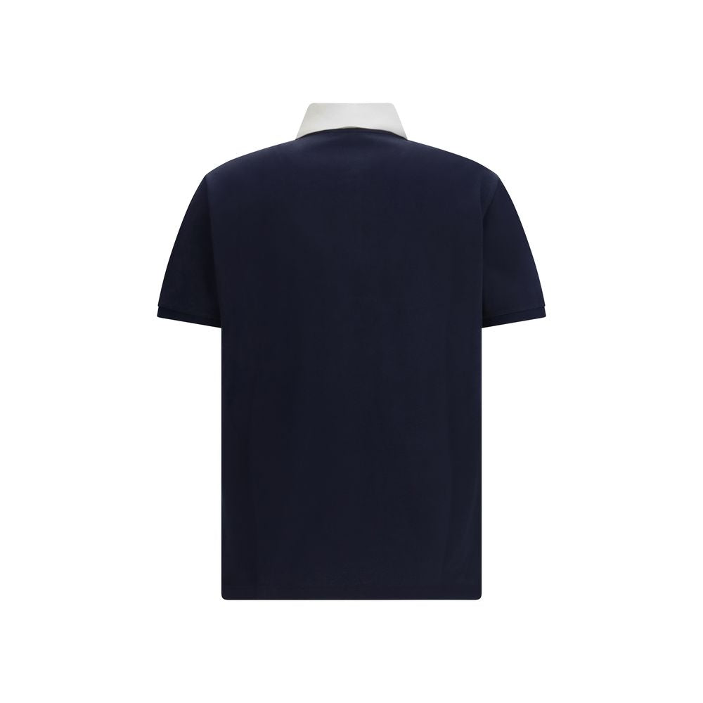 Gucci Blue Cotton Polo Shirt | Regal Royce