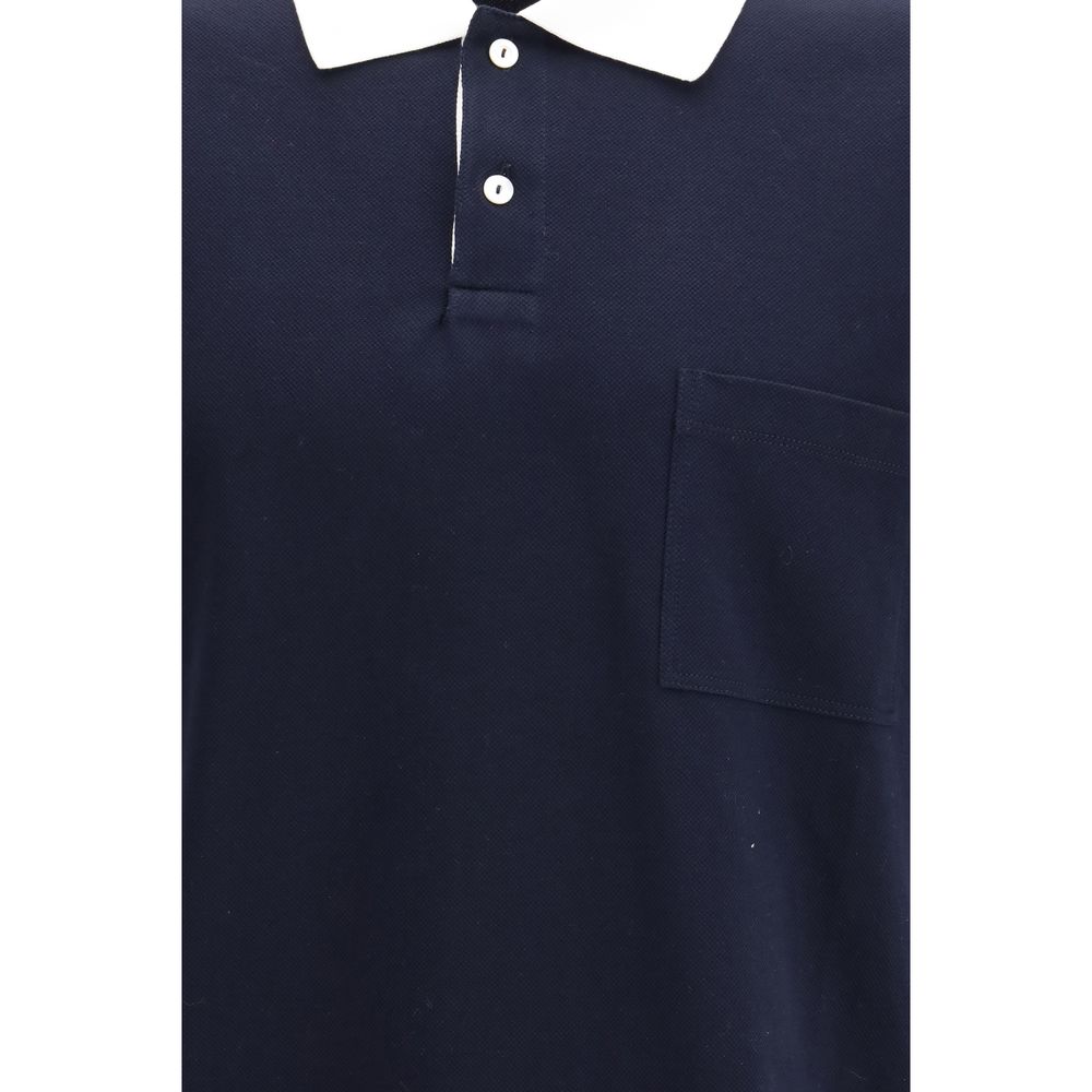 Gucci Blue Cotton Polo Shirt | Regal Royce