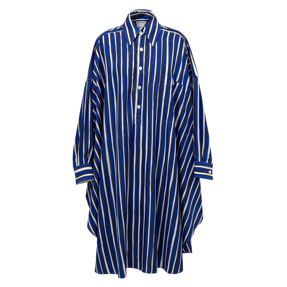 Bottega Veneta Blue Textile Long Dress | Regal Royce