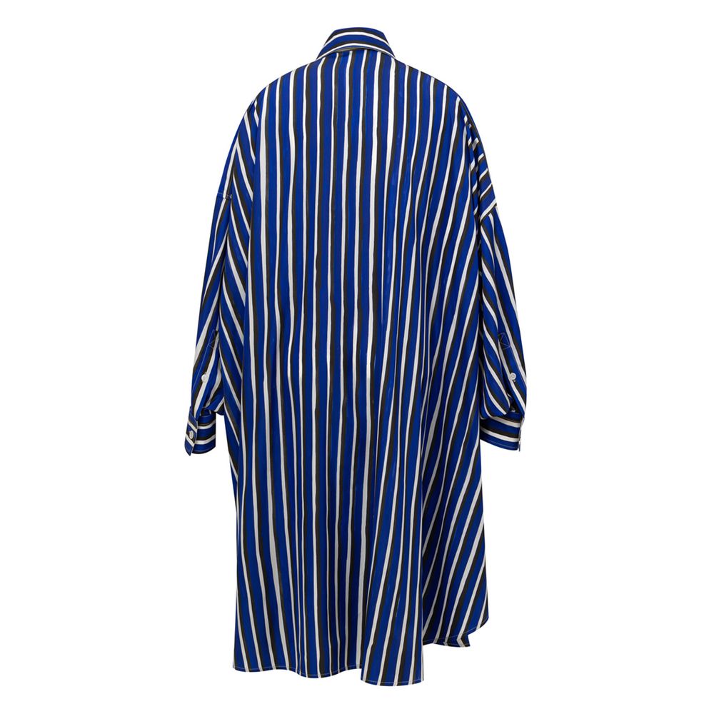 Bottega Veneta Blue Textile Long Dress | Regal Royce