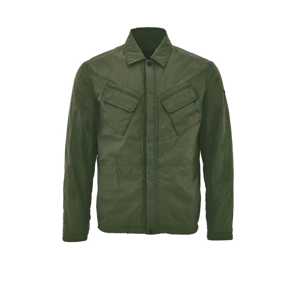 Paul & Shark Green Polyester Coat | Regal Royce