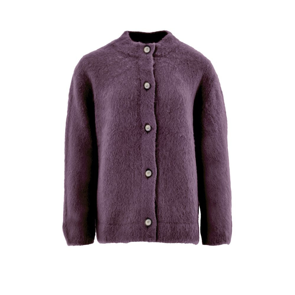 Gran Sasso Bordeaux Wool Cardigan | Regal Royce