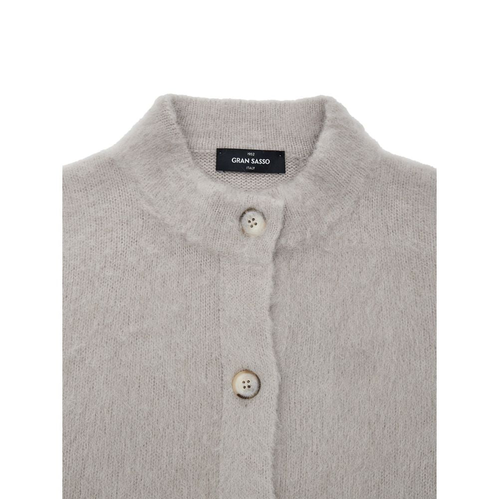 Gran Sasso Beige Wool Cardigan | Regal Royce