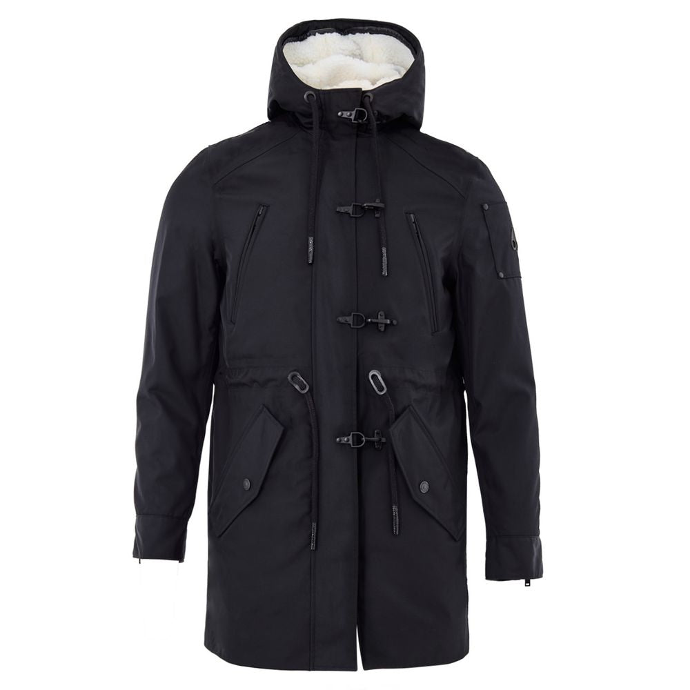 Moose Knuckles Blue Nylon Parka | Regal Royce