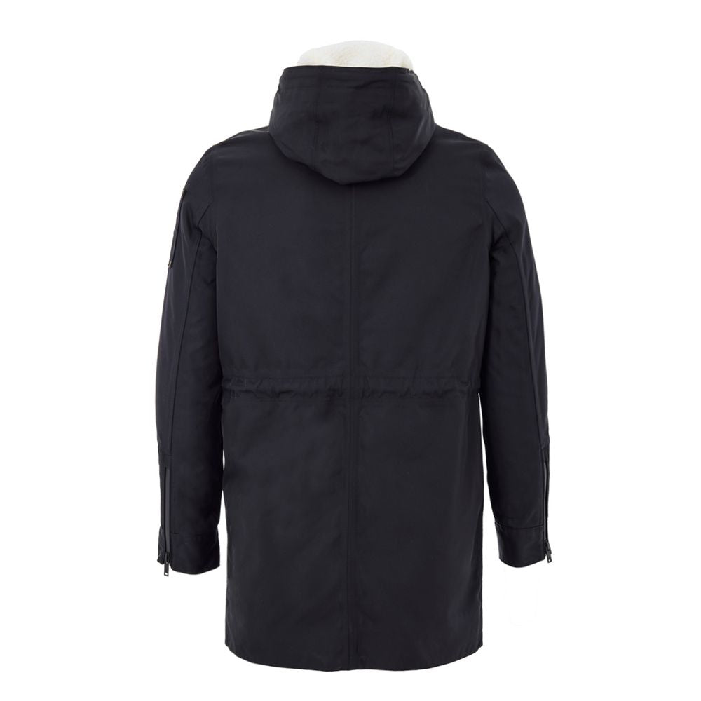 Moose Knuckles Blue Nylon Parka | Regal Royce
