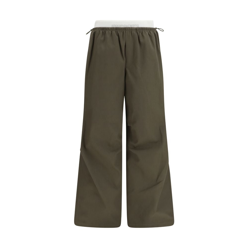 Alexander Wang Bicolor Cotton Casual Pants | Regal Royce