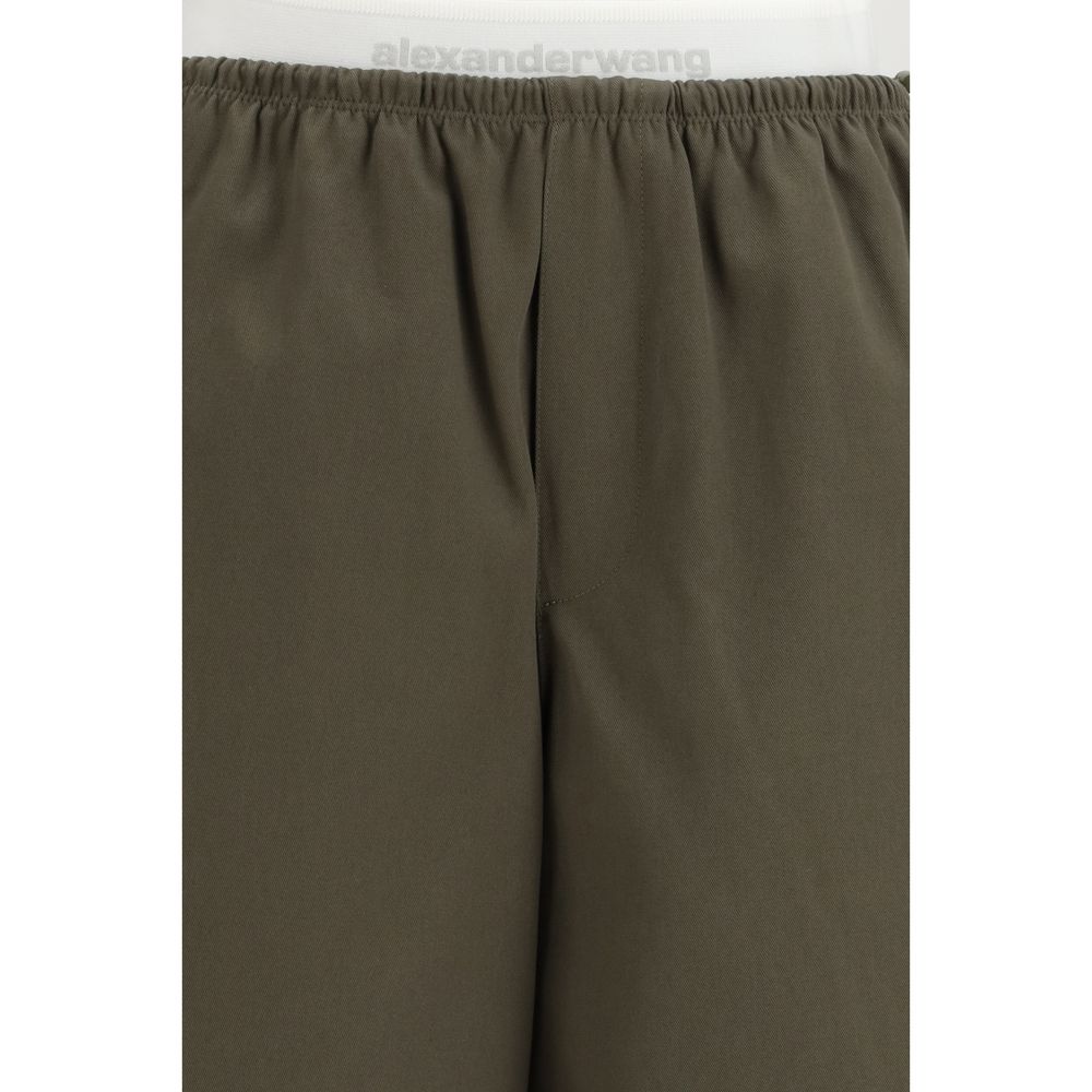 Alexander Wang Bicolor Cotton Casual Pants | Regal Royce