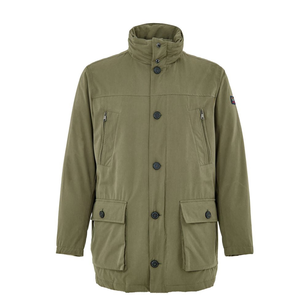 Paul & Shark Green Polyester Coat | Regal Royce
