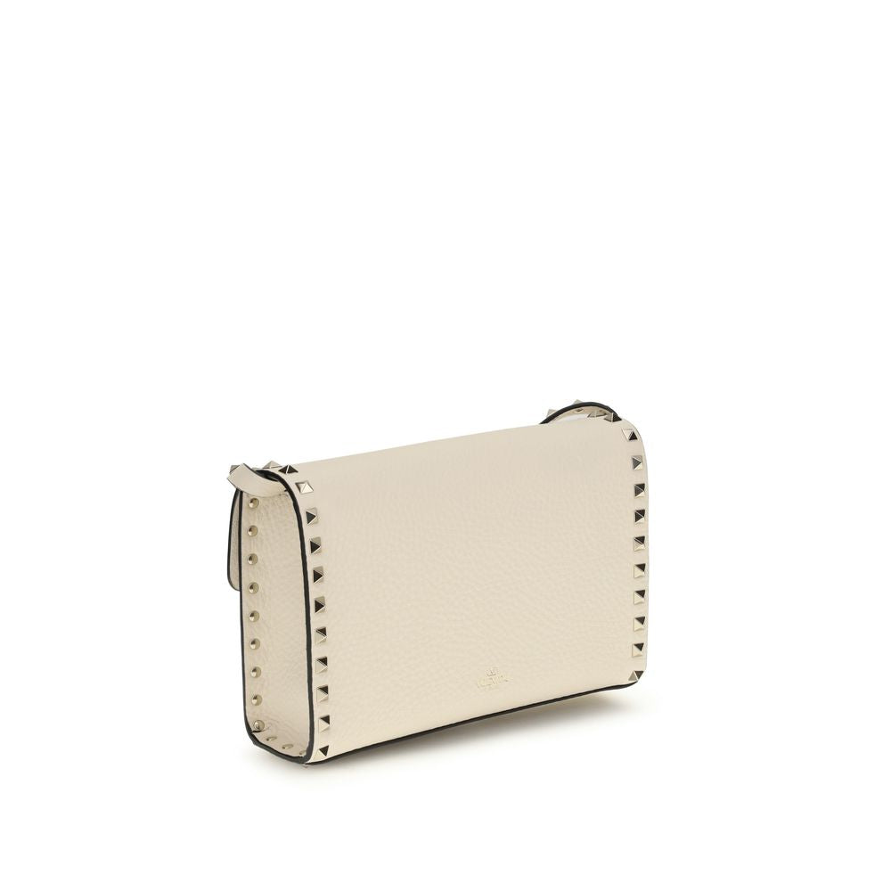 Valentino Garavani Beige Calf Leather Bos Taurus Shoulder Bag | Regal Royce